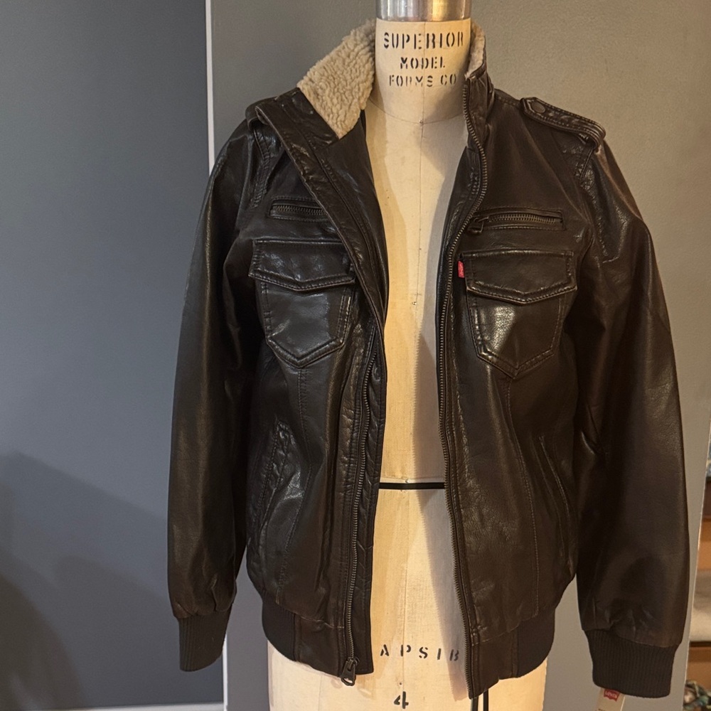 Levi's Dark Brown Bomber Jacket